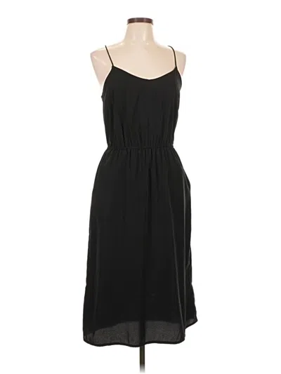Pre-owned H&m Casual Dress In Black