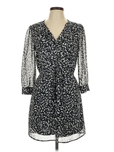 Pre-owned H&m Casual Dress In Black