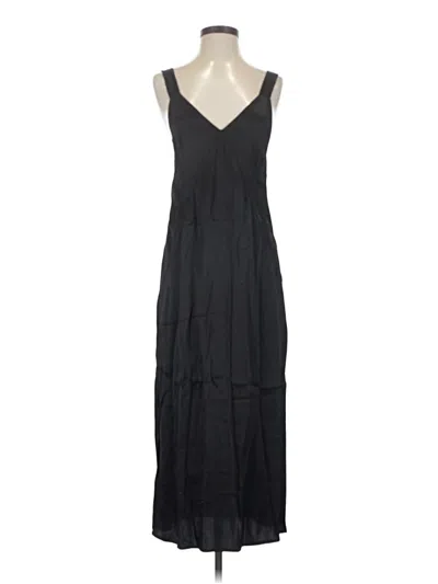 Pre-owned H&m Casual Dress In Black