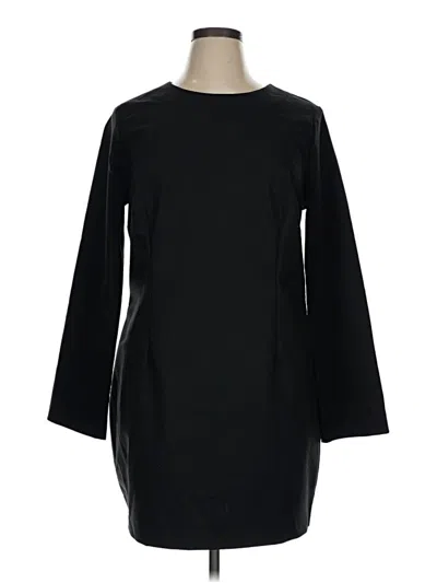 Pre-owned H&m Casual Dress In Black