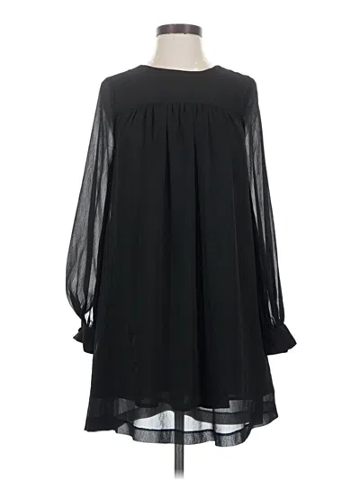 Pre-owned H&m Casual Dress In Black