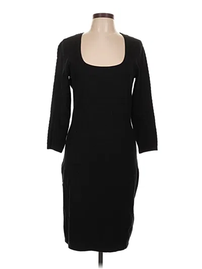 Pre-owned H&m Casual Dress In Black
