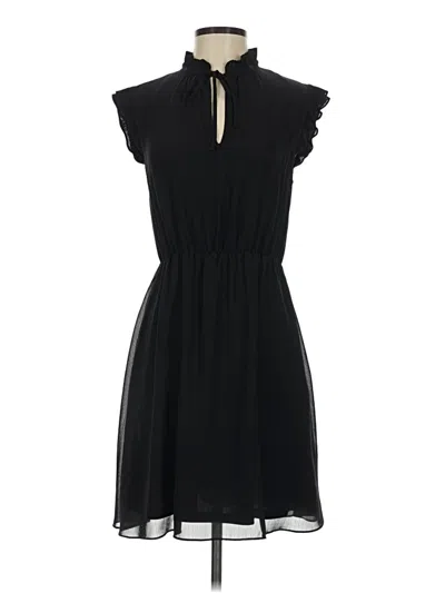 Pre-owned H&m Casual Dress In Black