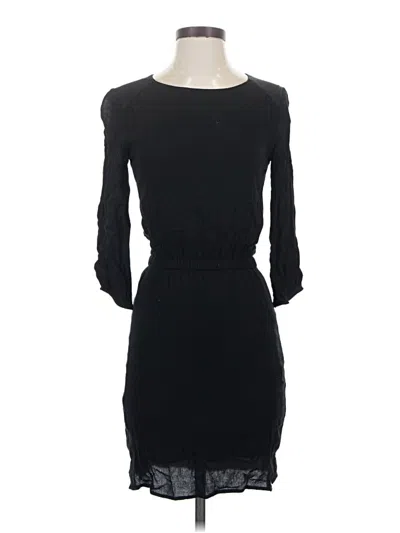 Pre-owned H&m Casual Dress In Black