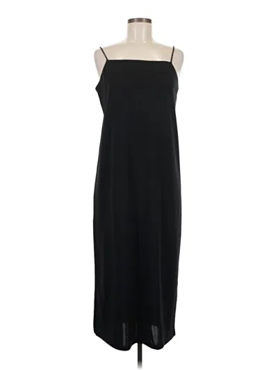 Pre-owned H&m Casual Dress In Black
