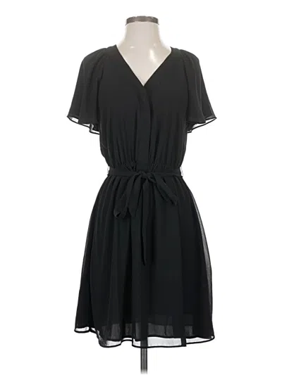Pre-owned H&m Casual Dress In Black