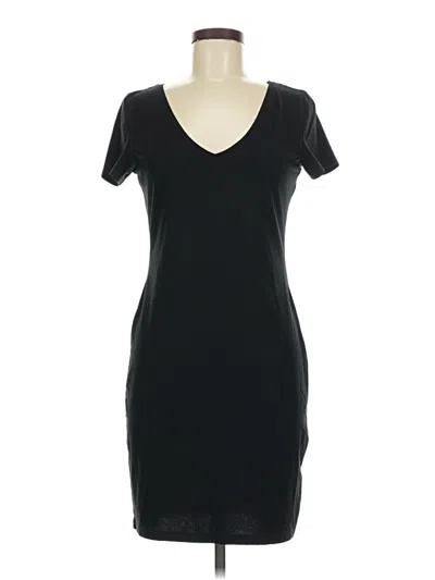 Pre-owned H&m Casual Dress In Black