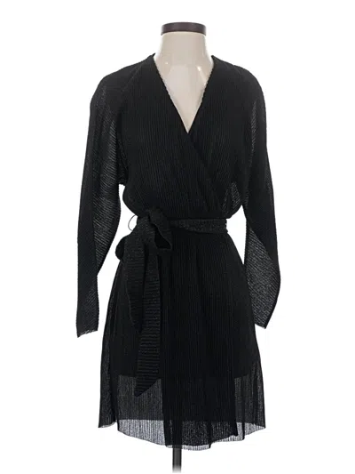 Pre-owned H&m Casual Dress In Black