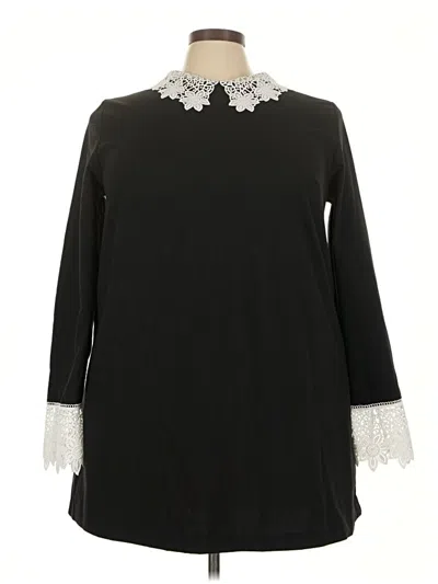 Pre-owned H&m Casual Dress In Black