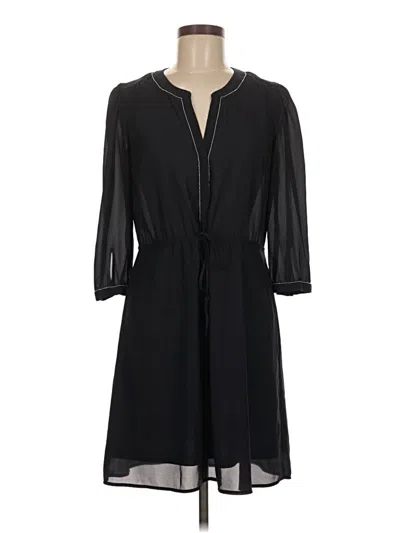 Pre-owned H&m Casual Dress In Black