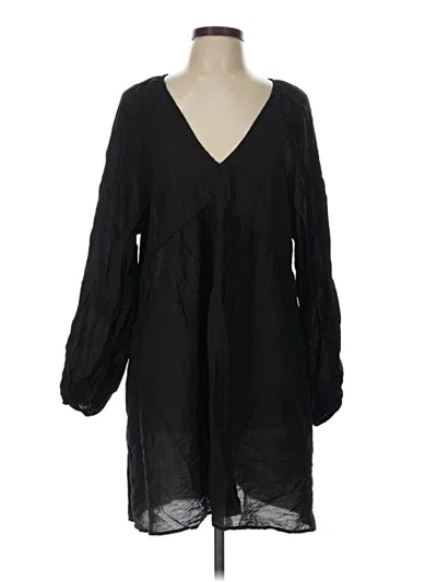 Pre-owned H&m Casual Dress In Black