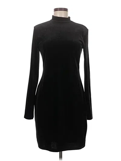 Pre-owned H&m Casual Dress In Black
