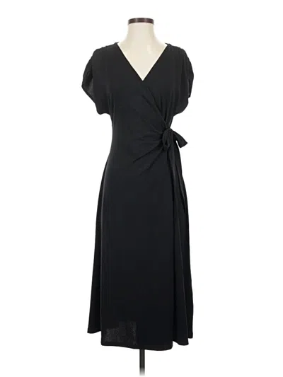 Pre-owned H&m Casual Dress In Black