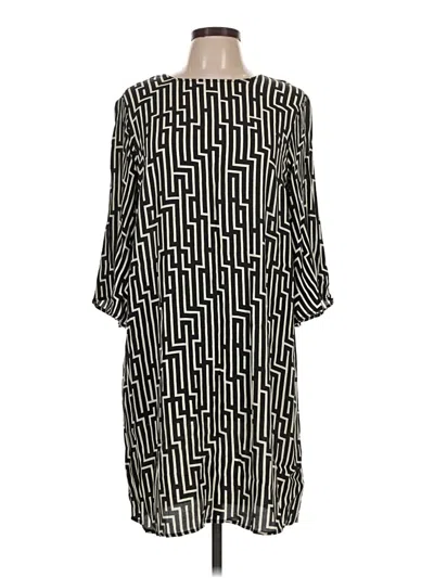 Pre-owned H&m Casual Dress In Black