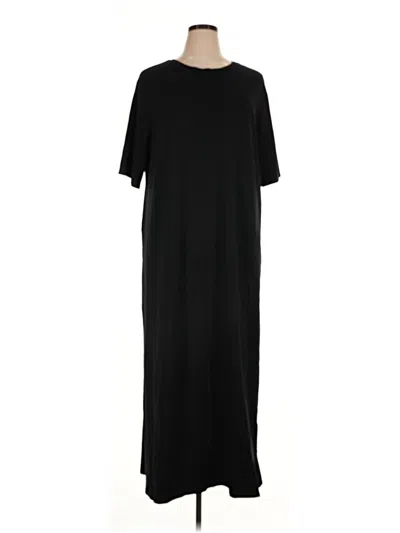 Pre-owned H&m Casual Dress In Black