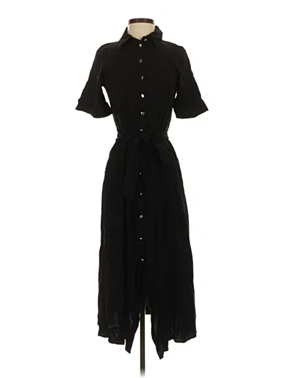 Pre-owned H&m Casual Dress In Black