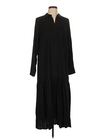 Pre-owned H&m Casual Dress In Black
