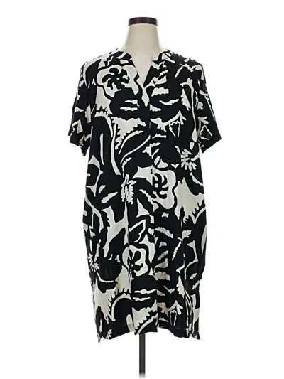 Pre-owned H&m Casual Dress In Black