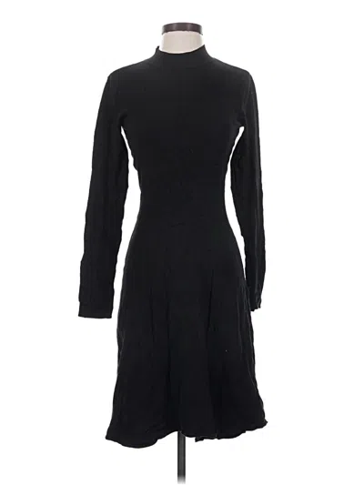Pre-owned H&m Casual Dress In Black
