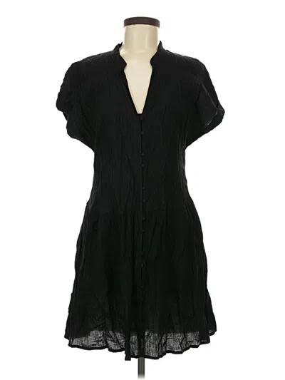 Pre-owned H&m Casual Dress In Black