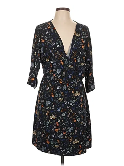 Pre-owned H&m Casual Dress In Black