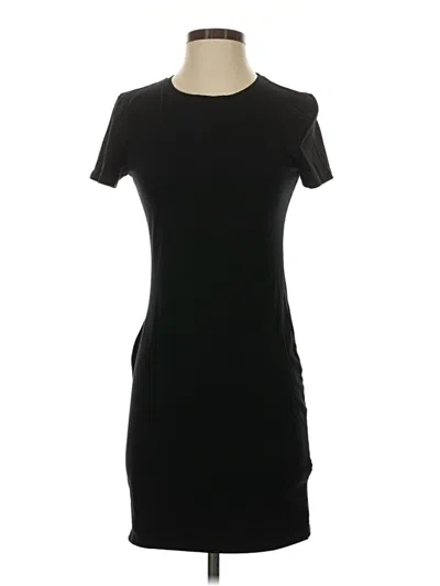 Pre-owned H&m Casual Dress In Black