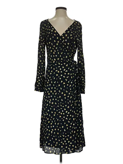 Pre-owned H&m Casual Dress In Black