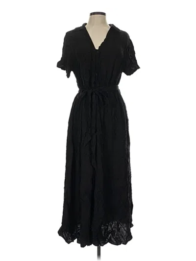 Pre-owned H&m Casual Dress In Black