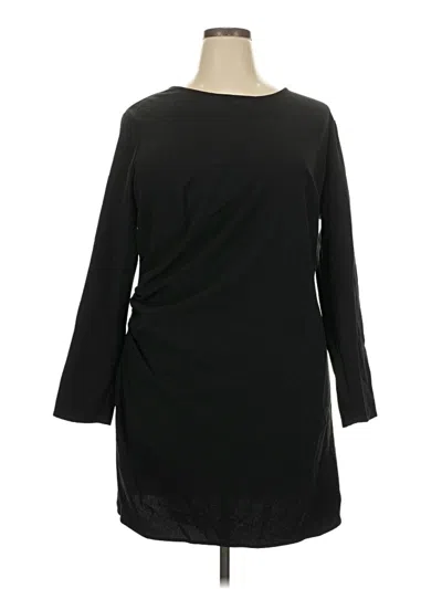 Pre-owned H&m Casual Dress In Black