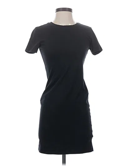 Pre-owned H&m Casual Dress In Black
