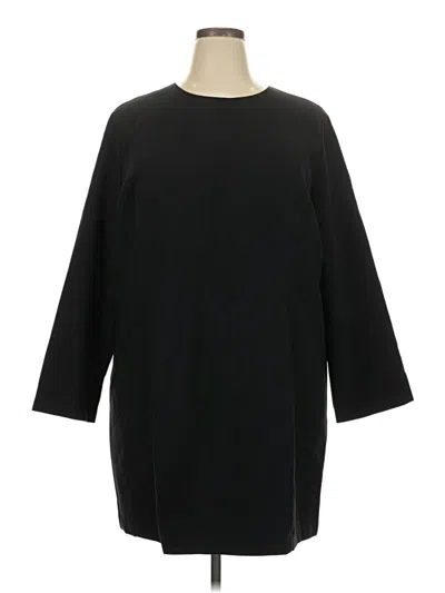 Pre-owned H&m Casual Dress In Black