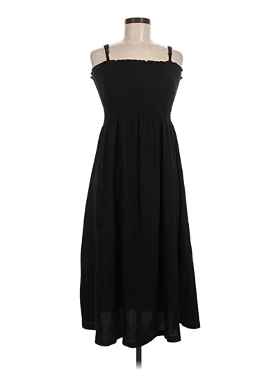 Pre-owned H&m Casual Dress In Black