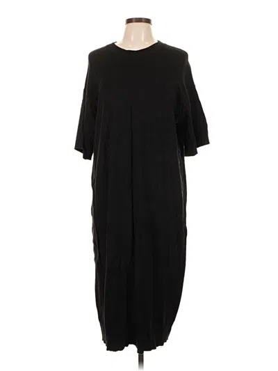 Pre-owned H&m Casual Dress In Black