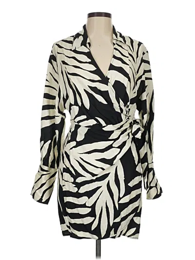 Pre-owned H&m Casual Dress In Black