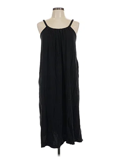 Pre-owned H&m Casual Dress In Black