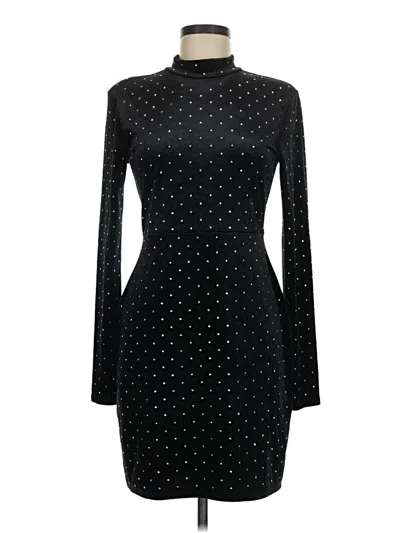 Pre-owned H&m Casual Dress In Black