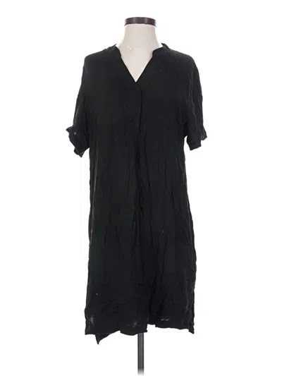 Pre-owned H&m Casual Dress In Black