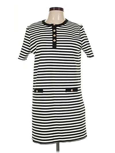 Pre-owned H&m Casual Dress In Black