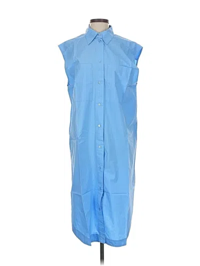 Pre-owned H&m Casual Dress In Blue