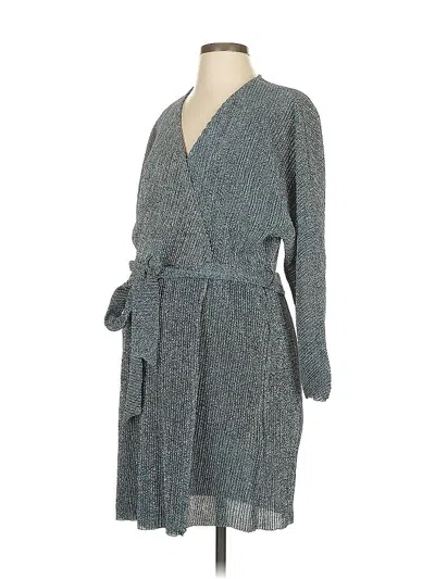 Pre-owned H&m Casual Dress In Blue