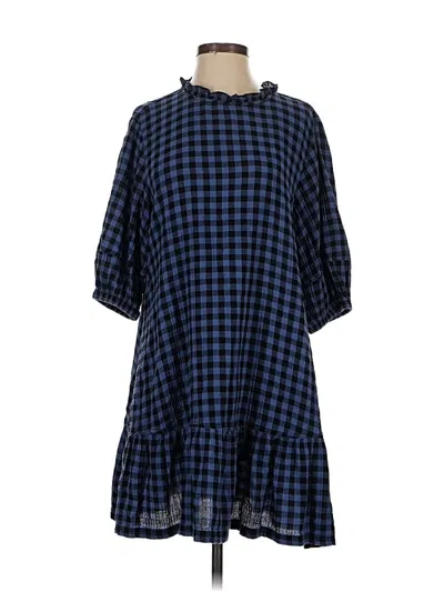 Pre-owned H&m Casual Dress In Blue