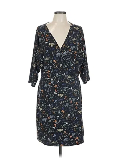 Pre-owned H&m Casual Dress In Blue