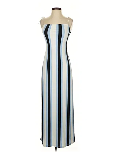 Pre-owned H&m Casual Dress In Blue