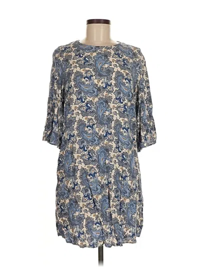 Pre-owned H&m Casual Dress In Blue