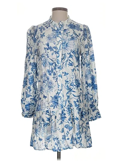 Pre-owned H&m Casual Dress In Blue
