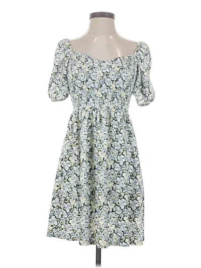 Pre-owned H&m Casual Dress In Blue