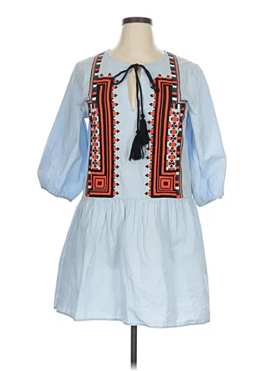Pre-owned H&m Casual Dress In Blue