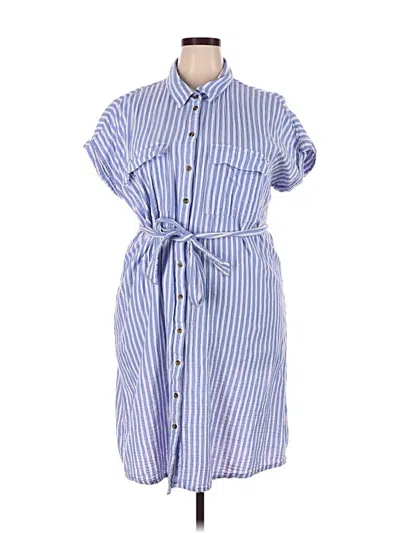 Pre-owned H&m Casual Dress In Blue