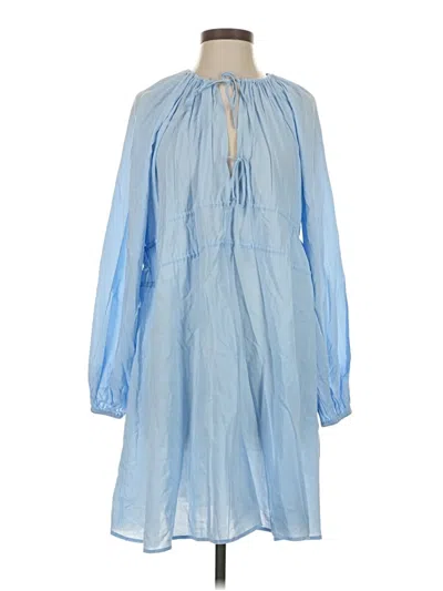 Pre-owned H&m Casual Dress In Blue