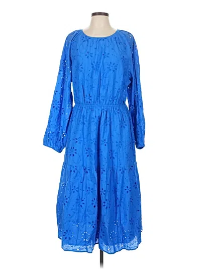 Pre-owned H&m Casual Dress In Blue